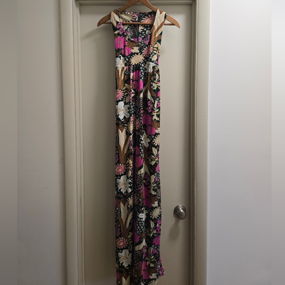 Vibrant Floral Sleeveless Maxi Dress | Includes Matching, Long-sleeve Bolero!